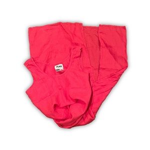 Flax Coral Pink Langanlook Jumper Maxi Dress